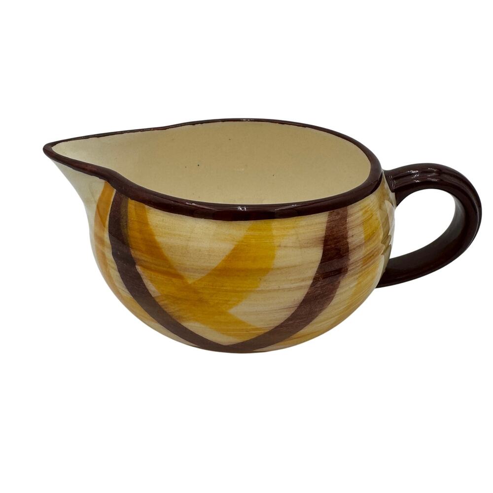 Vintage Organdie Vernonware Gravy/Sauce Boat by Metlox-Poppytrail-Vernon 8"